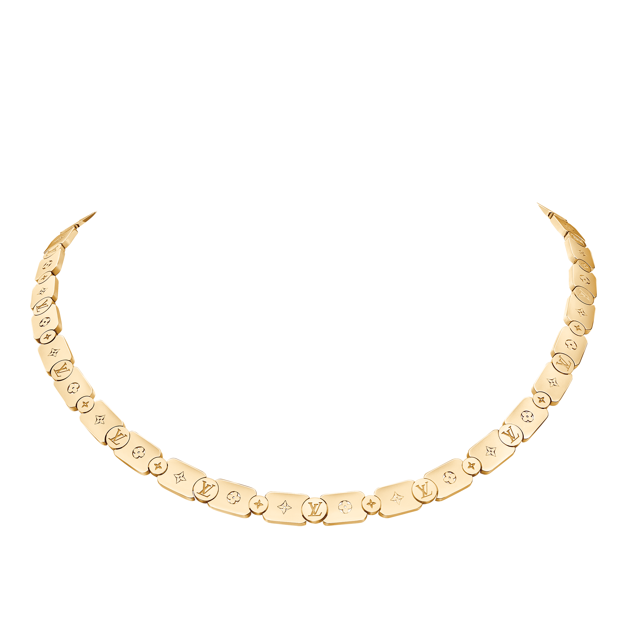 Les Gastons Vuitton Gourmette Necklace, Yellow Gold - Les